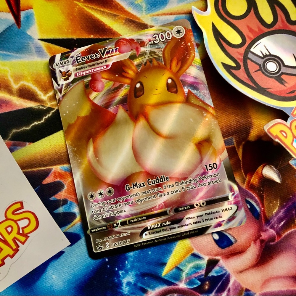 Pokemon eevee shining fates promo card